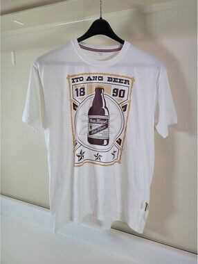 San Miguel Beer T shirt mens large white filipino beer graphic shirt